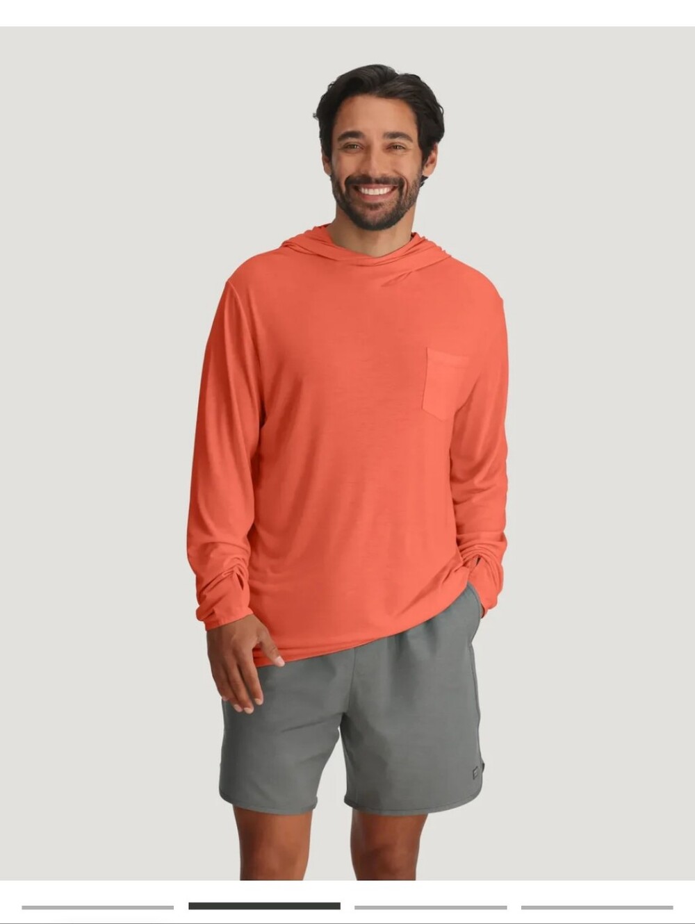 Free Fly Men's Bamboo Lightweight Hoodie Flamingo (X Large) NWT